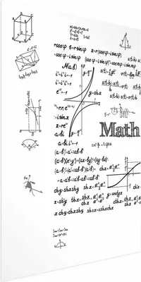 Produktbild von Posterpapier Poster - Mathematics 21x30 cm Text m-C-0297-ao-a