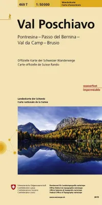 Obrázok produktu pre Swisstopo 1 : 50 000 Val Poschiavo