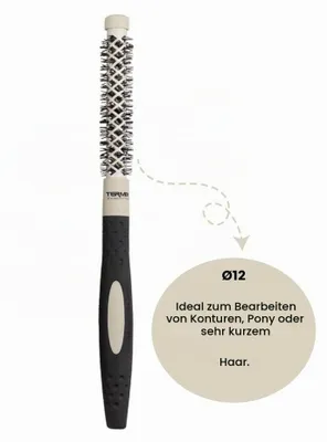 Produktbild von Termix Evolution Soft Ø12- Thermo-Rundbürste mit speziellen Borsten für feines H