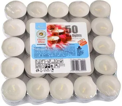 Obrázek produktu pro svíčka čajová BÍ (100ks) (hoří 100x3-4hod)