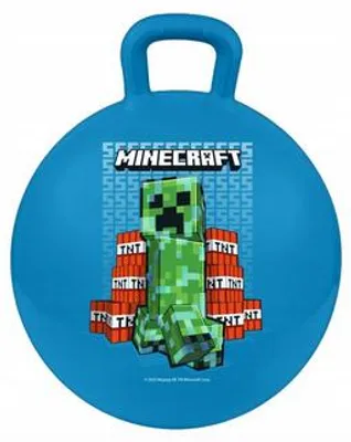 Productafbeelding van Springbal met handvat - Minecraft, 65 cm