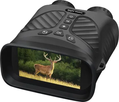 Obrázek produktu pro INF Přenosný 2.5K UHD digitální noční dalekohled se 4x zoomem a infračerveným zářením, ideální pro outdoorové aktivity Černá