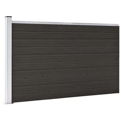 Obrázek produktu pro vidaXL Plotový prvek WPC 175x105 cm černý