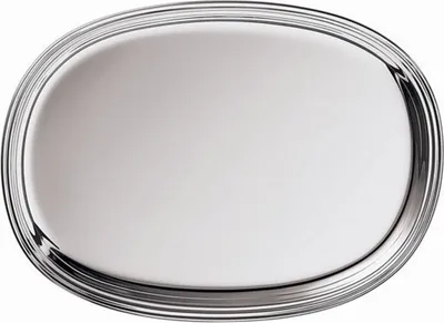 Produktbild von Wilkens Edles AMBASSADOR Serviertaplett  in 925 Sterlingsilber Tablett Maß 39x29 cm in 925 Sterlingsilber  Filetrand gepraegt