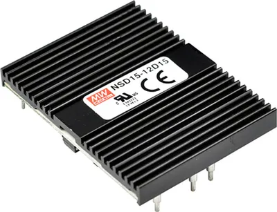 Produktbild von MEANWELL NSD15-48D15, DC DC-Wandler, offen, 18-72V:+ -15V 500mA