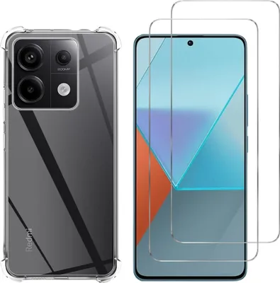 Obrázek produktu pro Nárazuvzdorné pouzdro pro Xiaomi Redmi Note 13 PRO 5G s 2 ochrannými kryty displeje z tvrzeného skla Phonillico®