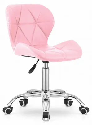 Immagine prodotto di Sedia da ufficio girevole Avola in ecopelle rosa
