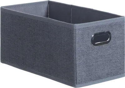 Produktbild von 5five Simply Smart Aufbewahrungskorb Mix N Modul, Pappe, PP-Kunststoff, Dunkelgrau meliert, 15 x 31 cm, 160384D