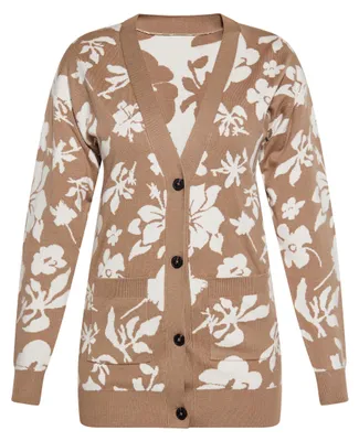 Produktbild von Jeona damen pullover - taupe wollweiss Jeona damen pullover - taupe wollweiss, S