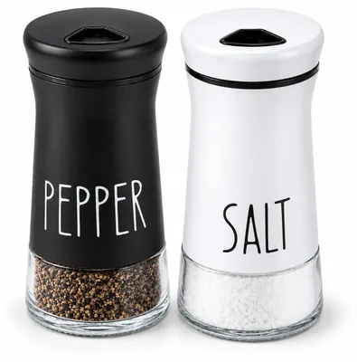 Salz- und Pfefferstreuer 2er Set 110 ml, Gewürzbehälter