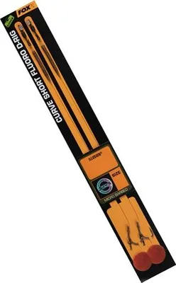 Produktbild von Fox Edges Curve Short Fluoro D-Rigs - Rig Karpfenrig, Hakengröße/Schnurdurchmesser:Gr. 6 / 20lb