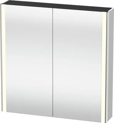 Image de Duravit XSquare armoire de toilette avec éclairage LED, 800x800x155mm, XS7112039390000