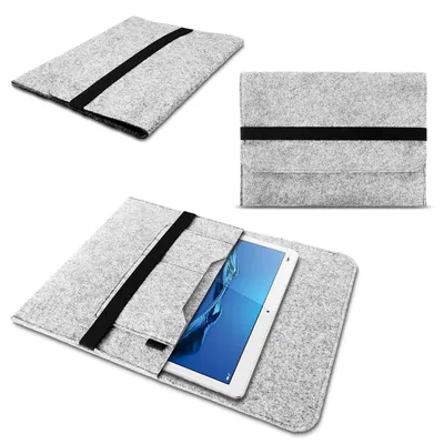 Produktbild von Schutzhülle für VALE Tablet V10E / V10A Tasche Sleeve Hülle Filz Cover CaseFarbe:Hellgrau