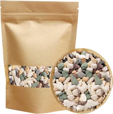 Produktbild von Dekosteine 900 g, Weiße Dekosteine, für Vasen, Blumentöpfe, Aquarien, Gartendekoration