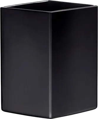 Produktbild von Iittala Ruutu Vase Keramik - 225 mm - Schwarz 1051703
