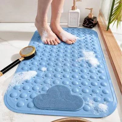 Produktbild von Unyqoos® große rutschfeste Duschmatte mit Massageeffekt für sicheres Duschen