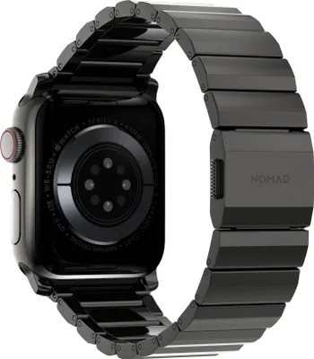 Obrázek produktu pro Nomad, emnek V2 pro Apple Watch 1-9 a SE 42-44-45 mm, tmav ed