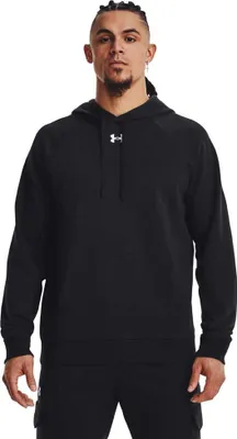 Produktbild von Under Armour Rival Fleece Herren Hoodie Kapuzenpullover schwarz XS