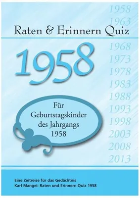 Obrázek produktu pro Raten & Erinnern Quiz 1958