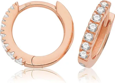Image de Boucles d'Oreilles Femme Or Rose 375/1000 - 12mm; TRS372599KR