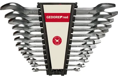 Productafbeelding van GEDOREred 3300960 GEDOREred Doppelmaulschlüssel-Satz R05105012 3300960 12-teilig