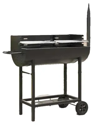 Produktbild von Holzkohlegrill, für den Außenbereich, langlebige Konstruktion, Schwarz