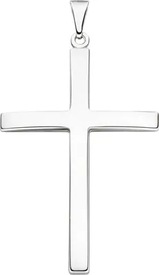 Produktbild von JOBO Anhänger Kreuz schmal 925 Silber Kreuzanhänger Silberanhänger Silberkreuz