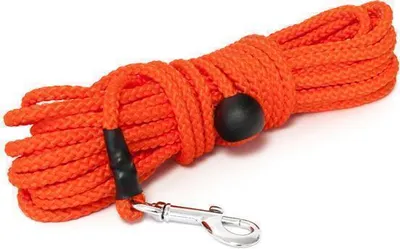 Produktbild von Mystique® Nylon Feldleine rund 7mm neon orange 30m