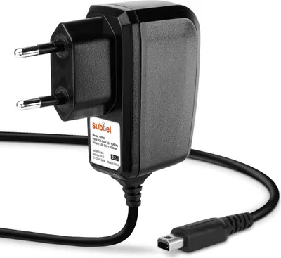 Image de subtel, 5V Chargeur compatible avec Nintendo DSi / DSi XL / 2DS / 2DS XL / 3DS / 3DS XL Alimentation System Connector Câble d’alimentation 1.5A Longueur 1,1m Adaptateur secteur AC