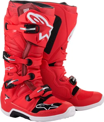 Produktbild von Alpinestars Tech 7 Motocross Stiefel Farbe: Rot, Grösse: 5 (38)