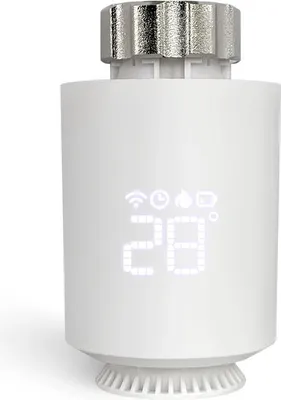 Obrázok produktu pre Inteligentný termostat pre radiátor ZigBee - ventil TRV06 - ovládanie cez aplikáciu - hlasové ovládanie - 3,7 V - sada 3 kusov