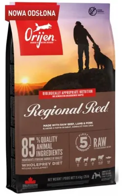 Obrázek produktu pro ORIJEN Regional Red - suchá krmiva pro psy - 11,4 kg