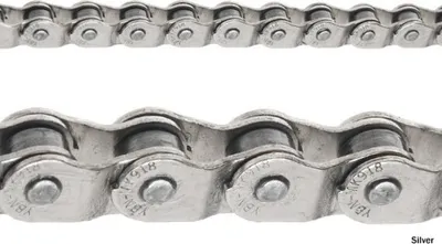 Produktbild von Halflink Kette 1/2 x 1/8, silber