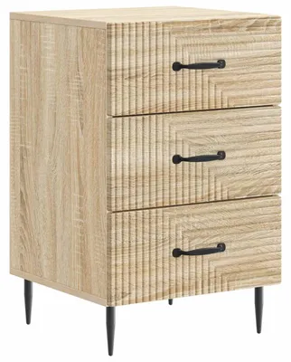 Imagen del producto de Armario de Noche con cajón Roble Sonoma 43 x 41 x 66,5 cm