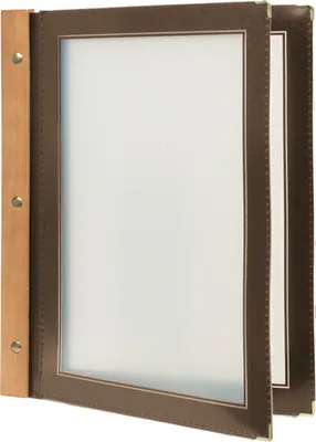 Produktbild von Securit Speisekarten Mappe WOOD DIN A4 braun