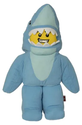Produktbild von Manhattan Toy 335490 Shark Suit Guy Lego Iconic Plüsch Minifigur Charakter, Mult