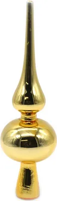 Produktbild von Baumspitze Glas, 20cm, gold, glänzend