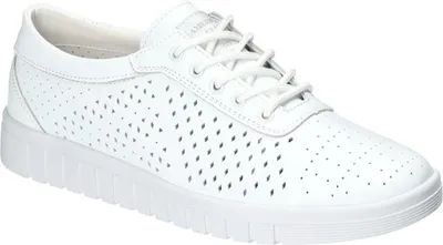 Produktbild von AMERICAN CLUB RL155 Stylische, originelle Damen Ledersportschuhe, luftige, Sneakers, Schnürschuhe aus Naturleder, Leder, Weiß 41