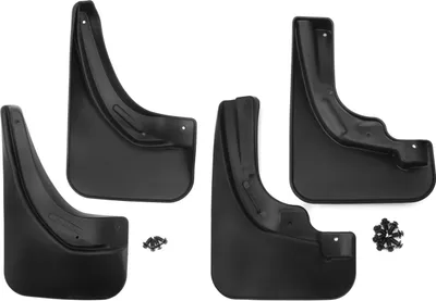 Produktbild von Schmutzfänger Kotflügel für Opel Corsa D 2006-2015 Kunststoff Schwarz 4tlg