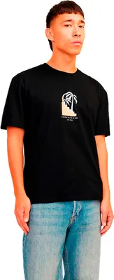 Produktbild von Jack & Jones Marbella Front Kurzarm-t-shirt Schwarz M Mann Schwarz M