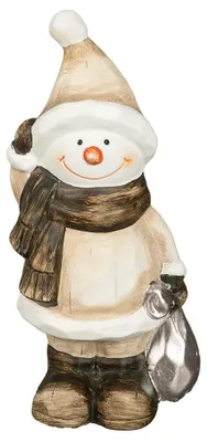 Obrázek produktu pro Dekorativní figurka, sněhulák, výška 18 cm