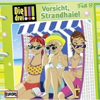 Produktbild von Die drei  08. Vorsicht, Strandhaie (drei Ausrufezeichen)