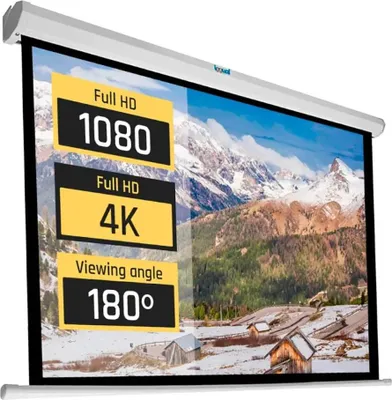 Obrázok produktu pre iggual PSIMS203, Manuálne, 2,34 m (92"), 2,03 m, 114 cm, 16:9, Matné biele