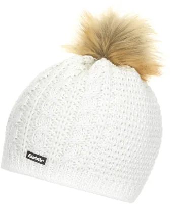 Produktbild von Eisbär Nelia Lux Mütze für Damen mit Bommel, Größe:Einheitsgröße, Farbe:Weiß