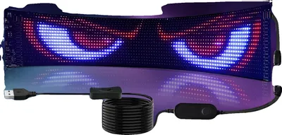 Obrázek produktu pro Zobrazovací panel LED, ovládaný aplikací, animace RGB, 9X37CM