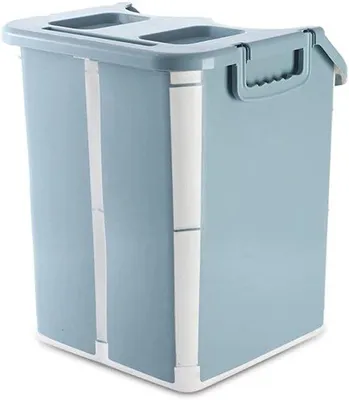 Produktbild von Großes Fussbad für Pedikure und Massage, Opklappbarer Stabiler Plastik Fusswannenbecken, 49*40*39cm