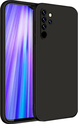 Produktbild von Redmi Note 8 Pro Hülle, LaimTop Slim Liquid Silikon Gel Gummi Schutzhülle für Xiaomi Redmi Note 8 Pro Schwarz