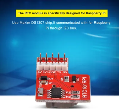 Produktbild von modul hodín pre Raspberry Pi, modul hodín reálneho času pre Raspberry Pi, pre Raspberry Pi 3 model B modul hodín, rtc modul, ds1307 doska, rtc modul hodín