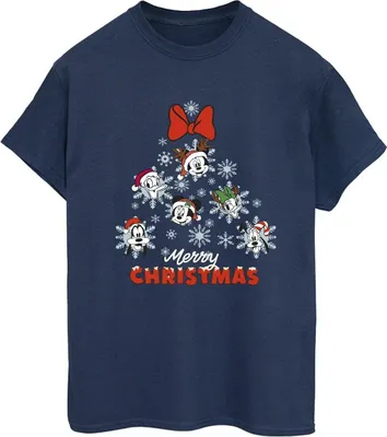 Zdjęcie produktu dla Disney – koszulka damska „Mickey Mouse and Friends” BI39314 (M) (granatowa)