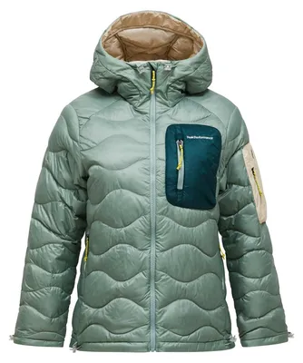 Produktbild von PEAK PERFORMANCE Helium Utility Daunen Hood Jacke Damen Green Valley/Ponderosa P